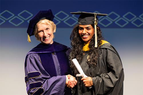 Dean Susan Lozier gt commencement image