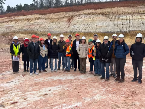Day 2 of the symposium included a visit to a Georgia mining operation